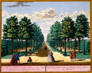 Vue de la promenade à l