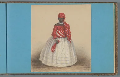 Femme au Suriname, 1860