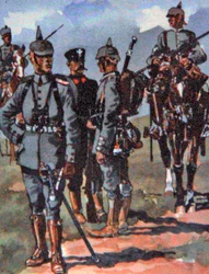 Uniformes de campagne allemands de 1914
