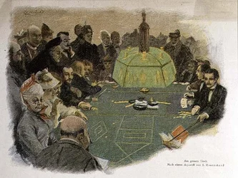 Scène dans un casino
