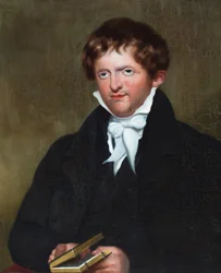 Portrait du révérend Joseph Wolff (huile sur toile)