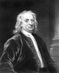 Isaac Newton, mathématicien, astronome et physicien anglais, 1818