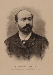 Portrait du compositeur Alexandre Luigini 1850-1906, 1887