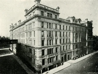 Bureau de poste général - Nouveau bâtiment nord, vers 1897