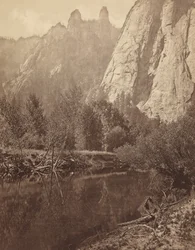 Les Flèches de la Cathédrale, Vallée du Yosemite, 1872