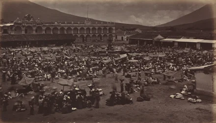 Place et Palais du Vice-roi - Antigua de Guatemala, 1877