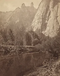 Cathedral Spires, Valley of the Yosemite, 1872 (photo)