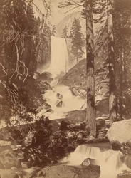 Pi-wy-ack (Cataracte de diamants), chutes Vernal, vallée de Yosemite, Californie, 1867 (photo)