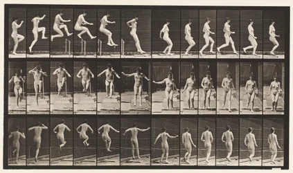 Planche 155. Sauter, courir, saut en hauteur droit