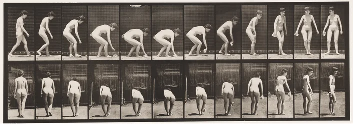 Planche 220. Se pencher et soulever un mouchoir et se retourner