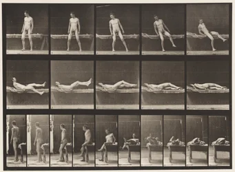 Planche 259. Allongé sur un canapé et se retournant sur le côté, 1885
