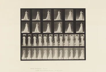 Planche 39. Marche, mains occupées à tricoter, 1872-1885