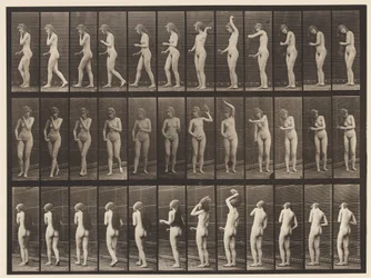 Planche 426. Toilette ; Se brosser les cheveux et partir, 1872-1885