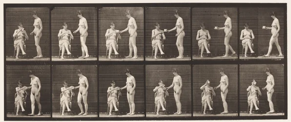 Deux Modèles, 8 Apporte une Tasse de Thé, 1 Prend la Tasse et Boit, 1872-1885