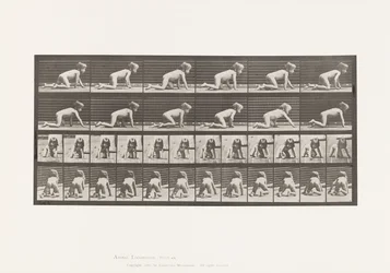 Planche 471. Enfant, rampant sur les mains et les genoux, 1885