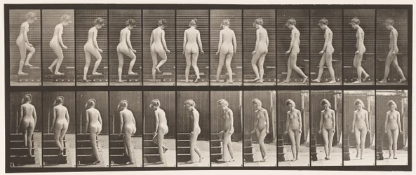 Planche 98. Se retourner et monter les escaliers, 1872-1885