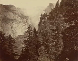 Canyon de Tenaya depuis Union Point, vallée du Yosemite