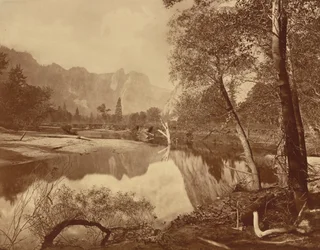 Vallée du Yosemite depuis le camp Mosquito, n° 22, 1872 (photo)