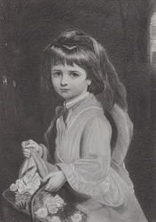 La fille aux fleurs de maman