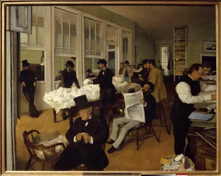 Un bureau de coton à la Nouvelle-Orléans