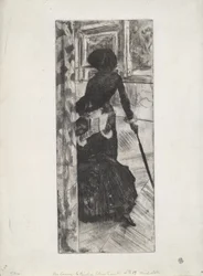Au Louvre : La Peinture (Mary Cassatt), vers 1879-80