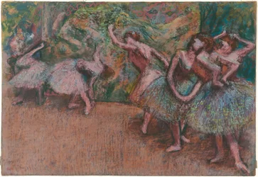 Scène de ballet, vers 1907 (pastel)