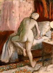 Heure du coucher, vers 1883