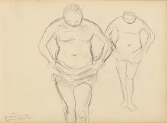 Copies des Baigneuses de Cézanne