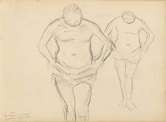 Copies des Baigneuses de Cézanne