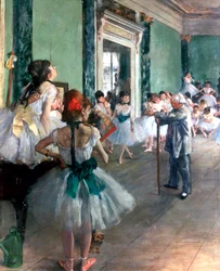 Classe de danse, 1874