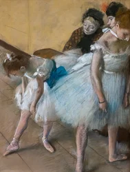 Examen de danse. 1880. Pastel sur papier.