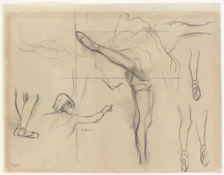 Danseuse - six croquis