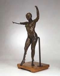 Danseur Avançant, Bras Levés, Jambe Droite en Avant, vers 1882-1895, moulé 1919-1932