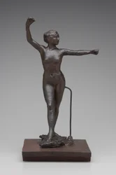 Danseuse prête à danser avec son pied droit en avant, 1882-95