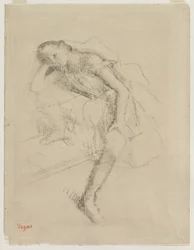Danseuse au repos, vers 1895