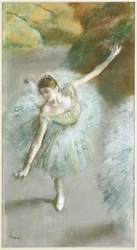 Danseuse en vert