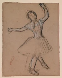 Danseuse sur scène et en mouvement