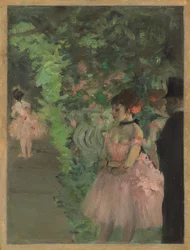 Danseurs en coulisses, 1876-1883