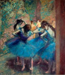 Danseuses en bleu, vers 1890