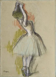 Danseuse debout, vers 1885