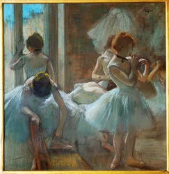 Danseuses en repos (pastel)