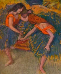 Deux Danseuses Corsages Jaunes, vers 1902