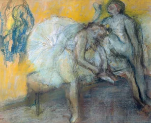 Deux danseuses au repos