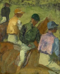 Quatre jockeys, 1889