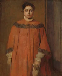 Fille en rouge