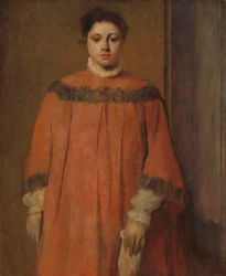 Fille en rouge