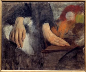 Étude de main pour la famille Bellelli