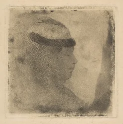 Tête de Femme de Profil, 1879-80