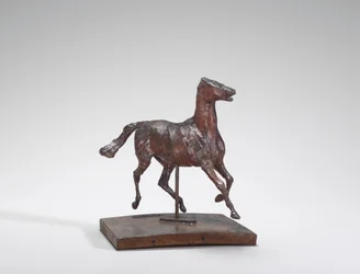 Cheval au Trot, les Pieds ne Touchant pas le Sol, années 1870