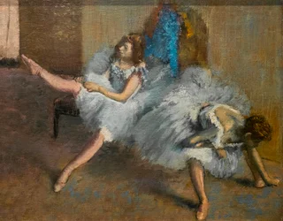 Dans une salle de répétition (détail)